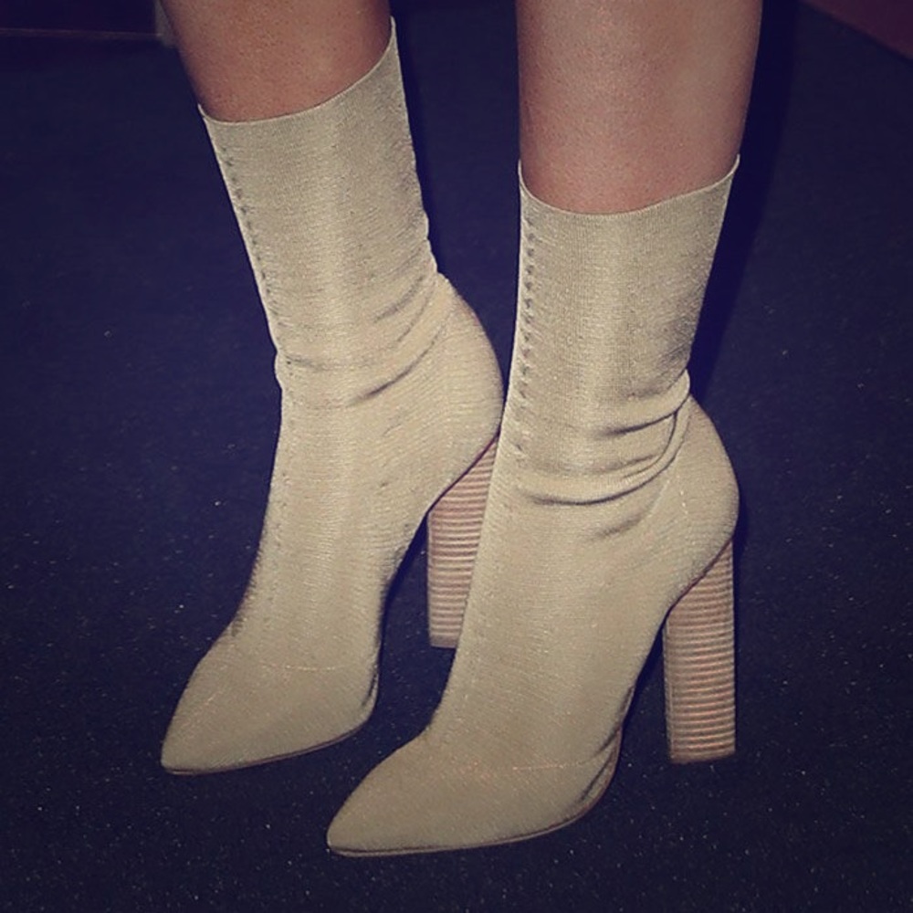 Yeezy season style booties